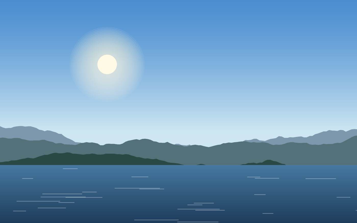 Landschaftsillustration