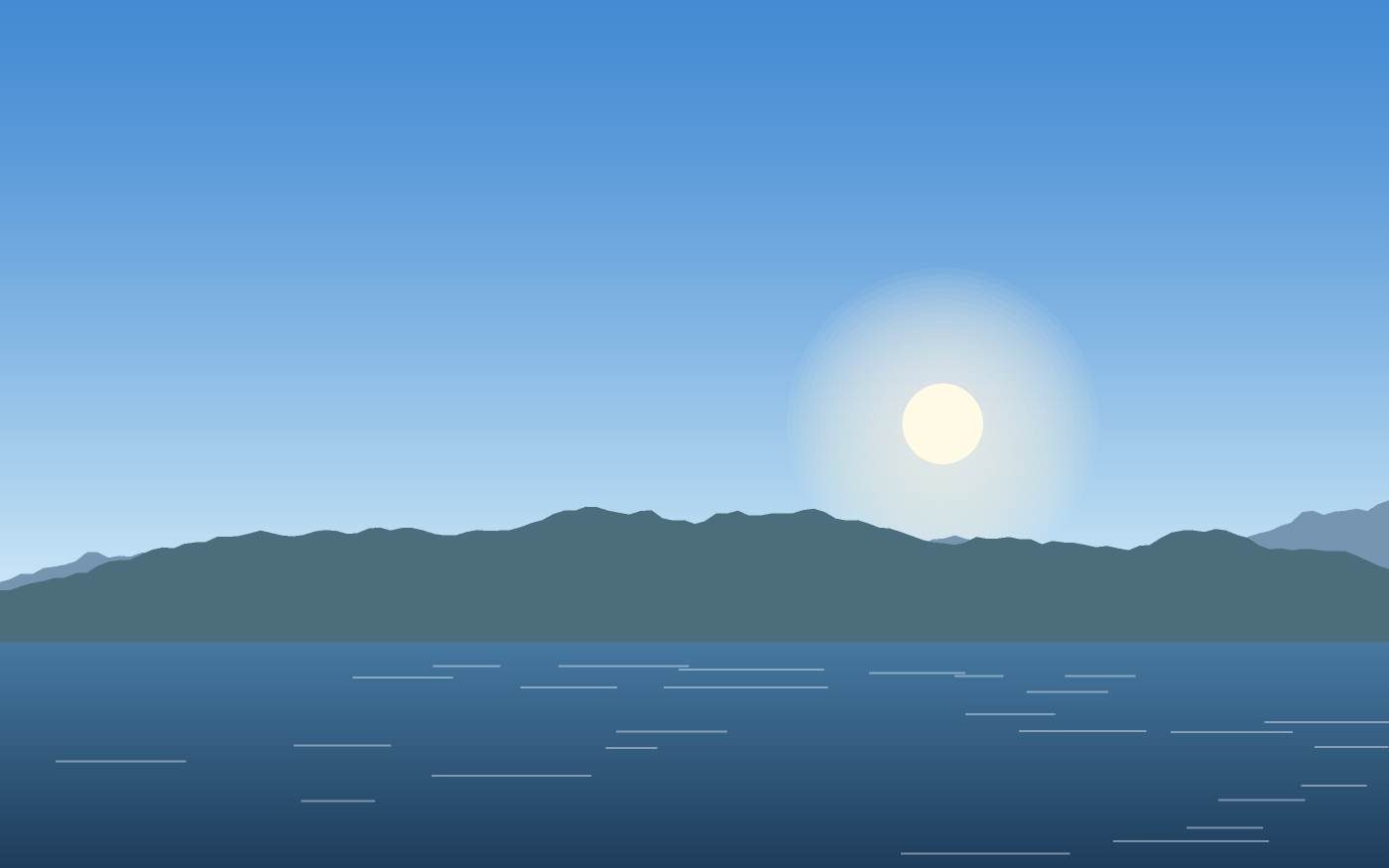 Landschapsillustratie