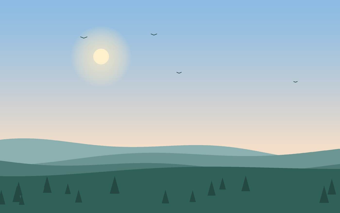 Landschapsillustratie