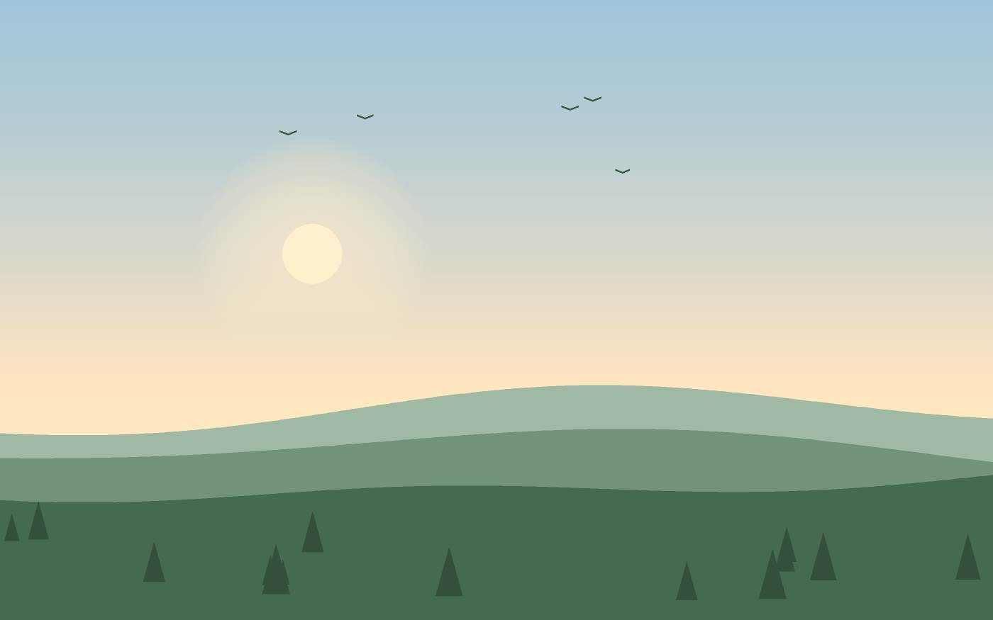 Ilustrace krajiny