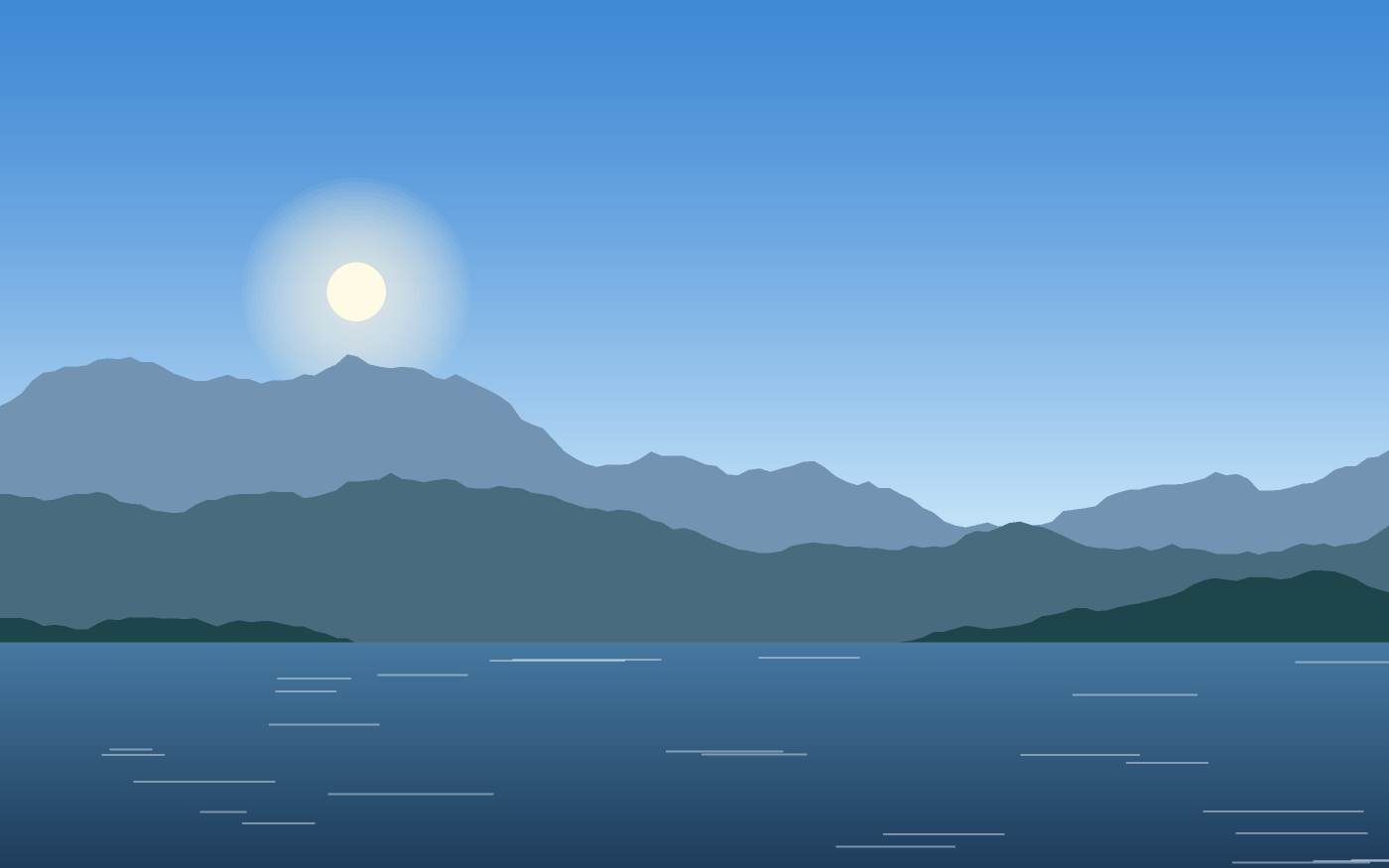 Landschaftsillustration