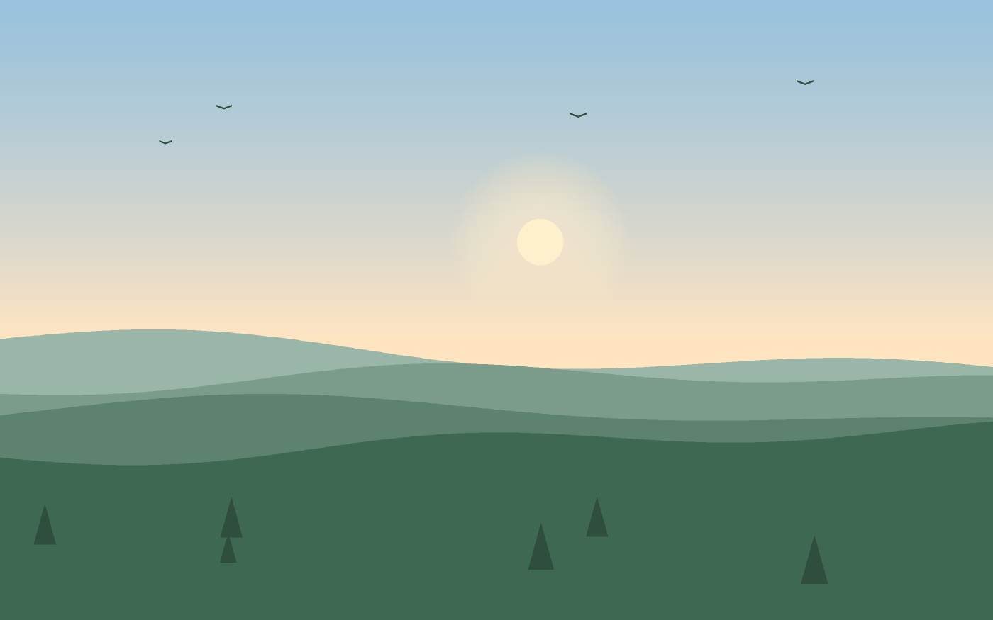 Ilustracja krajobrazu